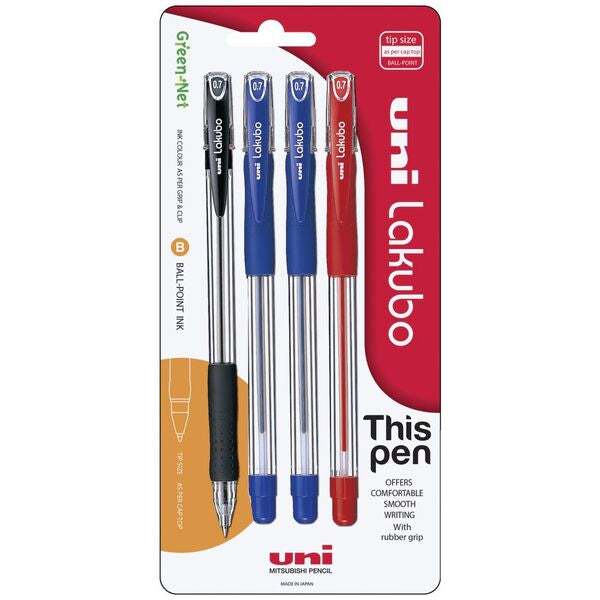 Uniball, Lakubo B/P Pen 0.7mm Bls=1col.