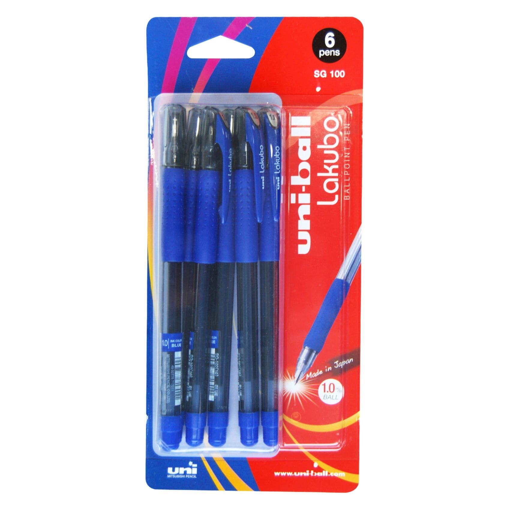 Uniball, Lakubo B/P Pen 1mm Bls=1pc