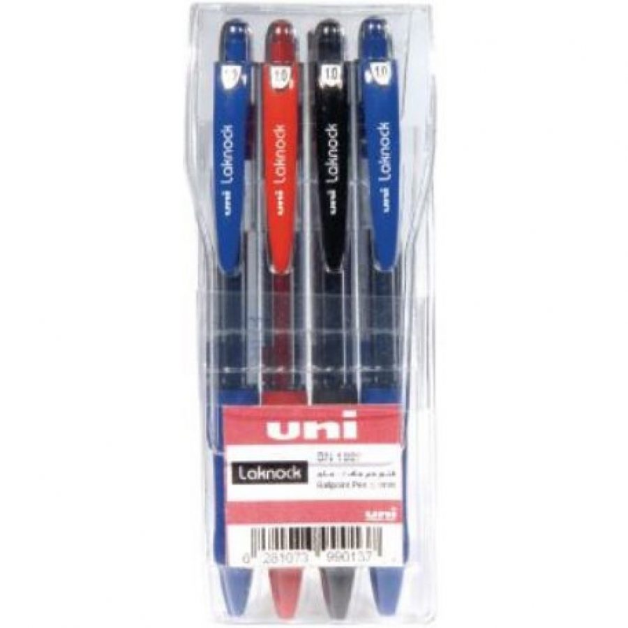 Uniball, xLaknock B/P 1.4mm WLT=4 Col.