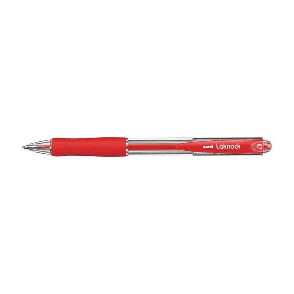 Uniball, Laknock B/point Pen 0.7mm Red