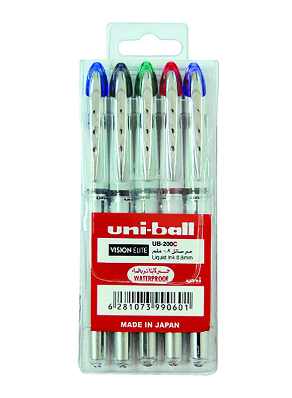 Uniball, Vision Elit R/pen 0.8mm Wlt=5c