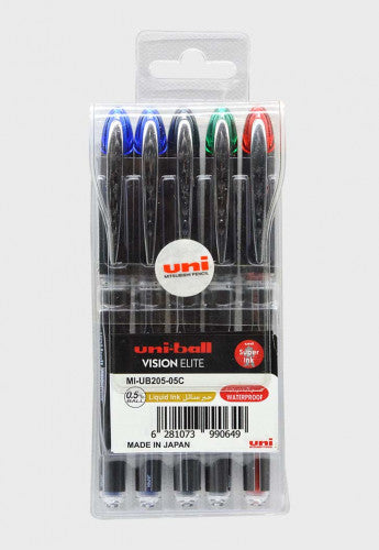 Uniball, Vision Elit R/pen 0.5mm Wlt=5p