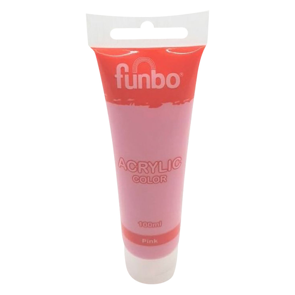 Funbo ACRYLIC tube 100ml 19 PINK FO-AC-100-019