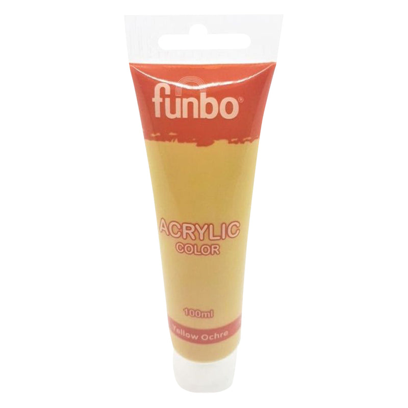 Funbo ACRYLIC tube 100ml 29 YELLOW OCHRE FO-AC-100-029
