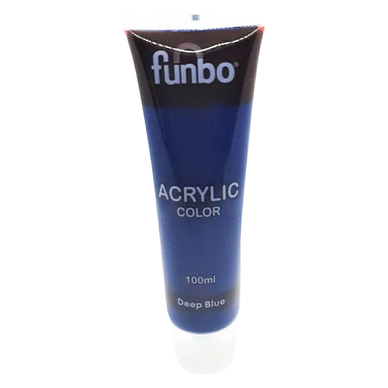 Funbo ACRYLIC tube 100ml 31 DEEP BLUE FO-AC-100-031