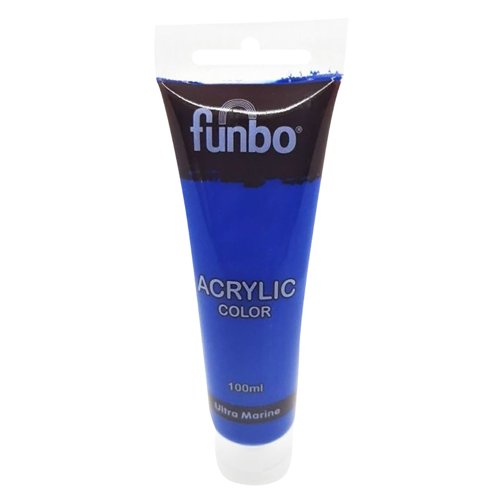 Funbo ACRYLIC tube 100ml 33 ULTRA MARINE FO-AC-100-033
