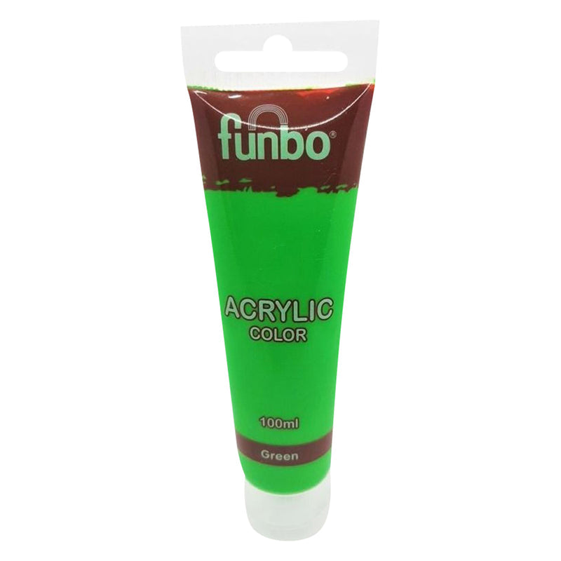 Funbo ACRYLIC tube 100ml 62 GREEN FO-AC-100-062