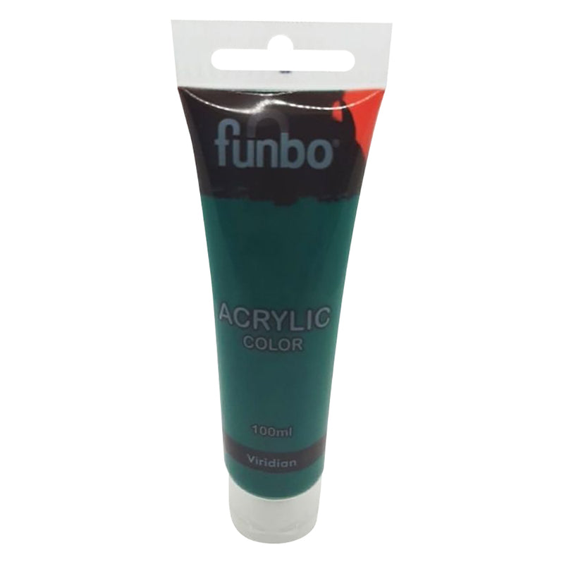 Funbo ACRYLIC tube 100ml 67 VIRIDIAN FO-AC-100-067