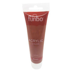 Funbo ACRYLIC tube 100ml 82 BROWN FO-AC-100-082