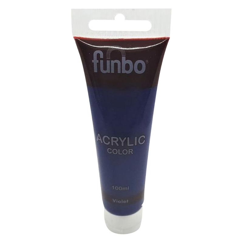 Funbo ACRYLIC tube 100ml 91 VIOLET FO-AC-100-091