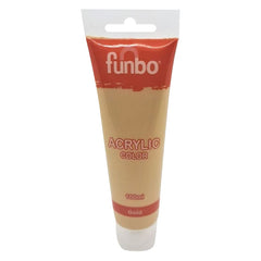 Funbo ACRYLIC tube 100ml 144 GOLD FO-AC-100-144
