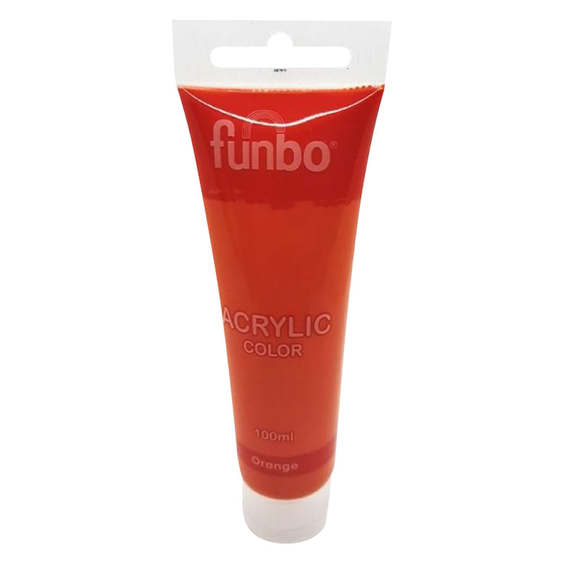Funbo ACRYLIC tube 100ml 313 ORANGE FO-AC-100-313
