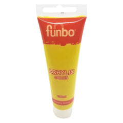 Funbo ACRYLIC tube 100ml 560 PRIMARY YELLOW FO-AC-100-560