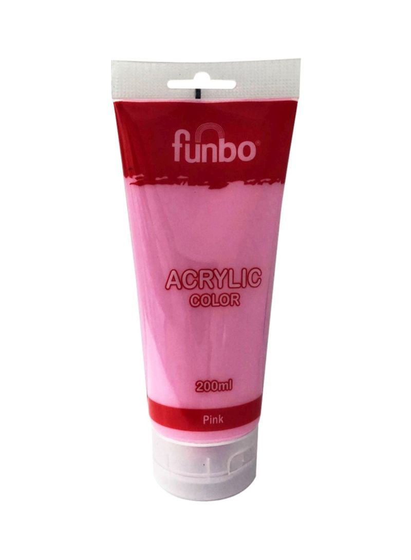 Funbo ACRYLIC tube 200ml 19 PINK FO-AC-200-019