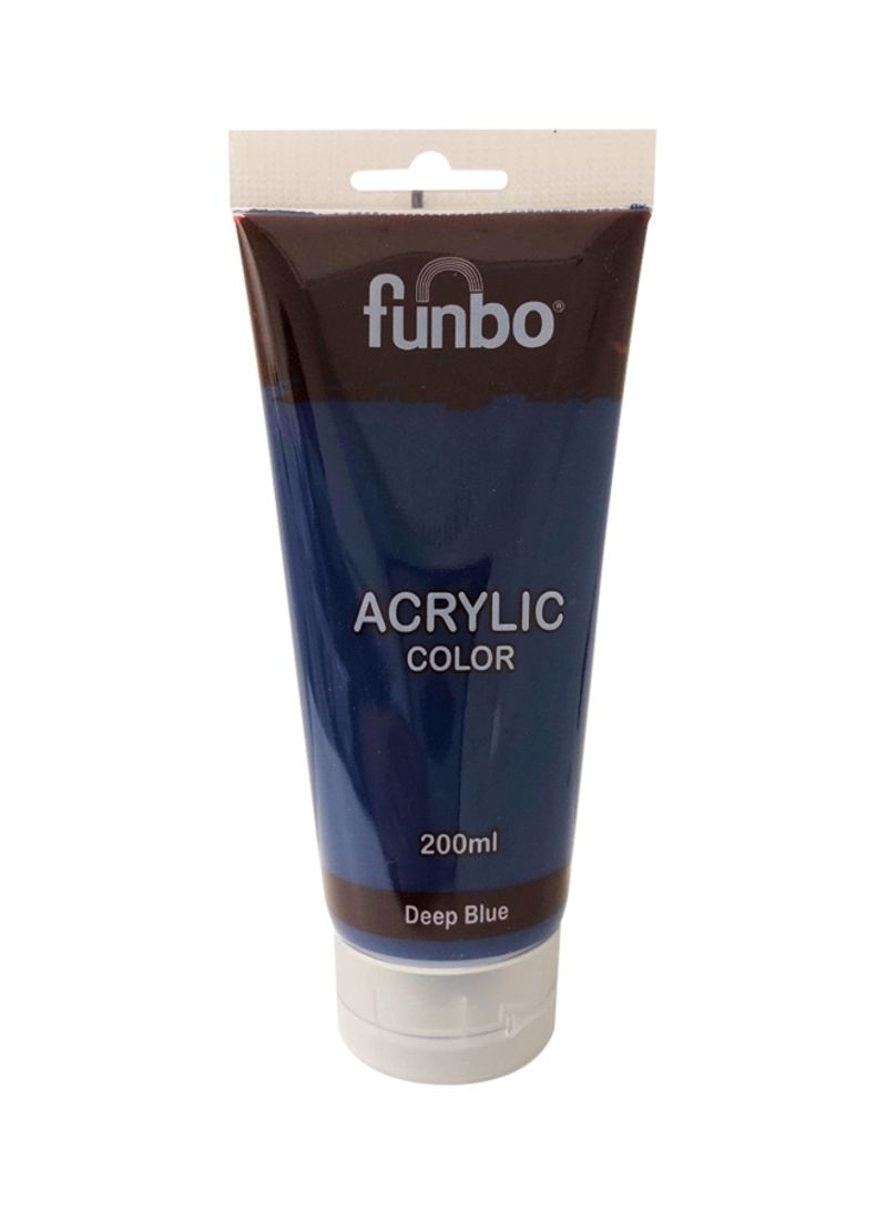 Funbo ACRYLIC tube 200ml 31 DEEP BLUE FO-AC-200-031