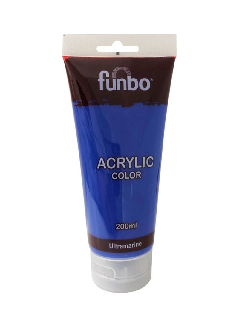 Funbo ACRYLIC tube 200ml 33 ULTRA MARINE FO-AC-200-033
