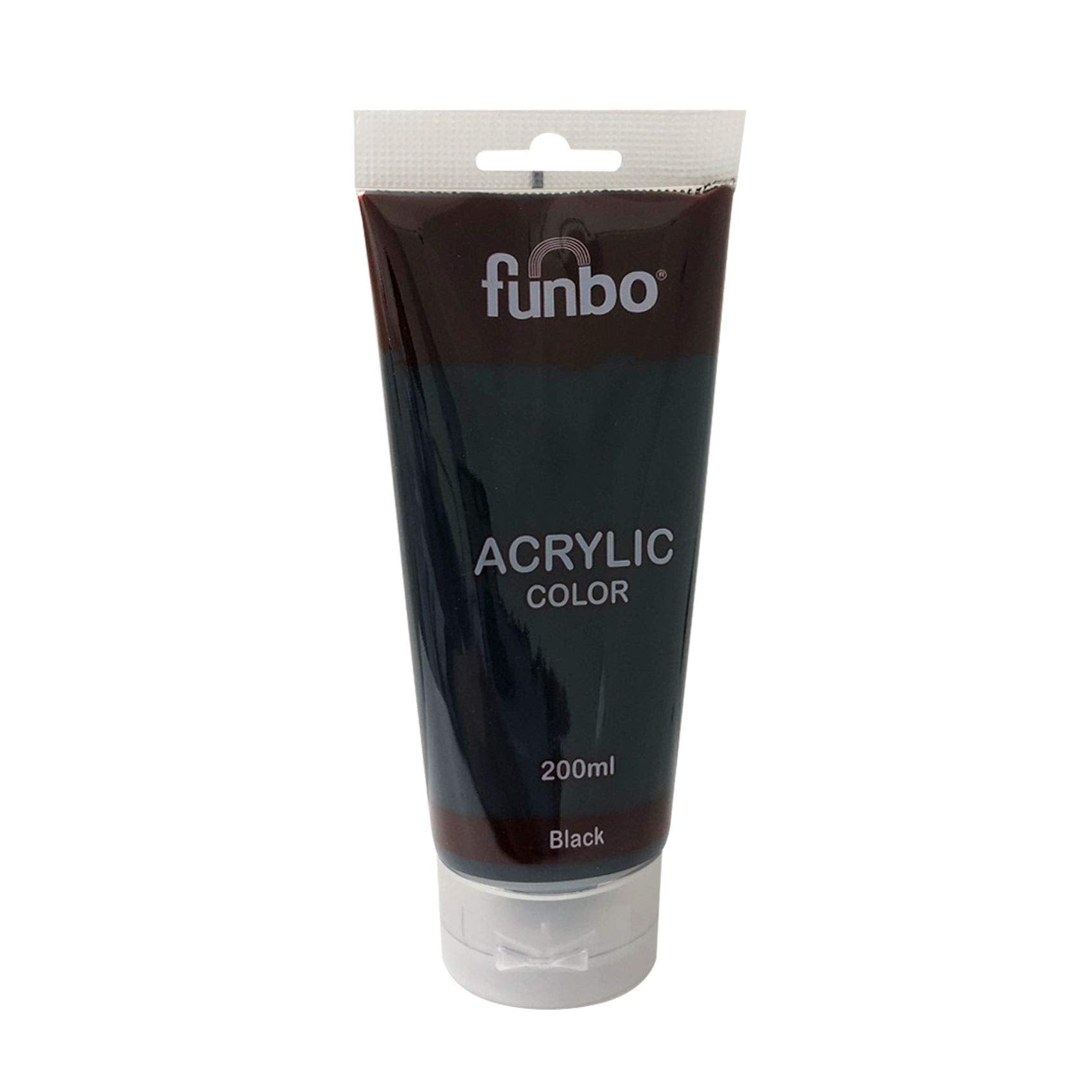 Funbo ACRYLIC tube 200ml 51 BLACK FO-AC-200-051