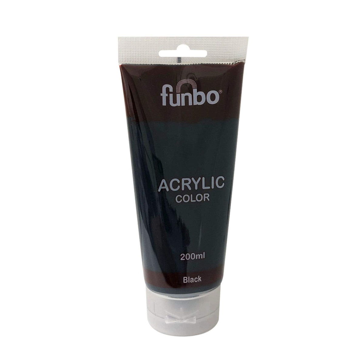 Funbo ACRYLIC tube 200ml 51 BLACK FO-AC-200-051