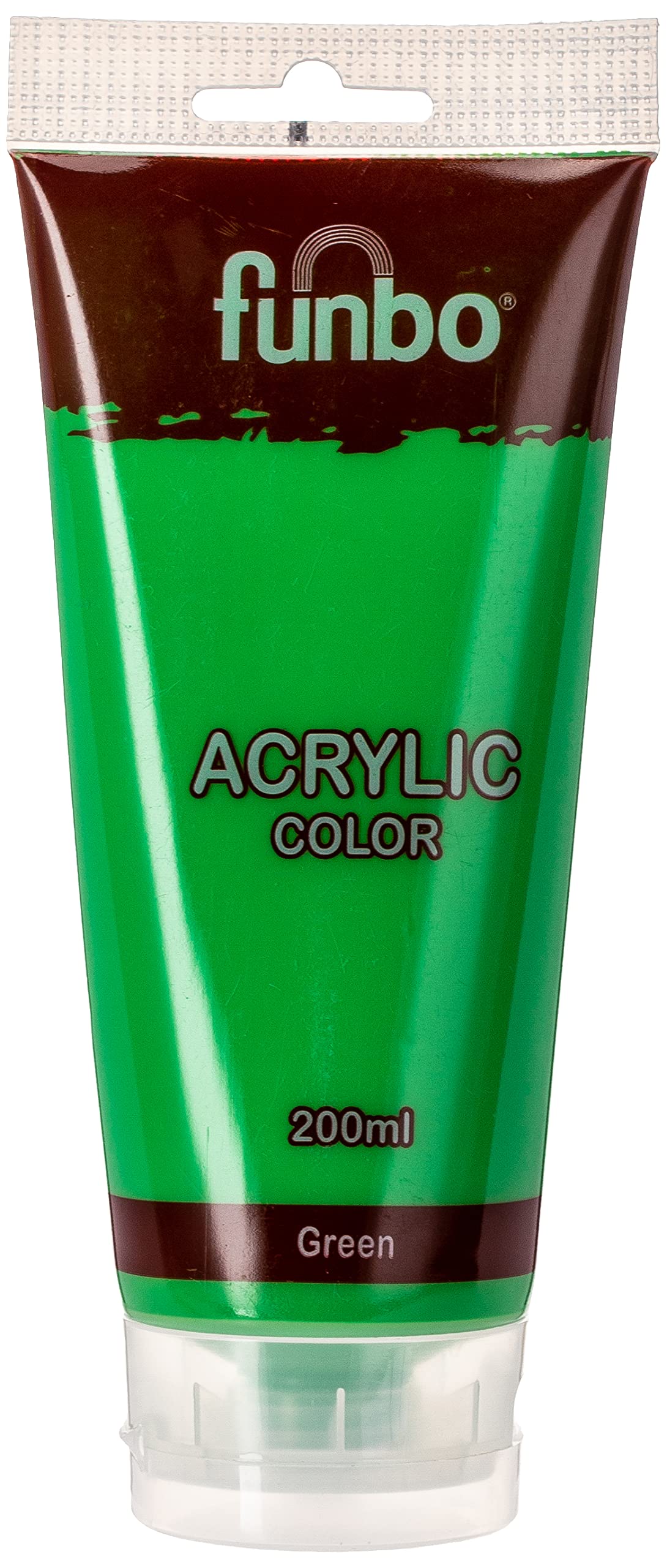 Funbo ACRYLIC tube 200ml 62 GREEN FO-AC-200-062