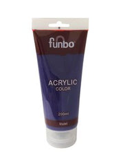 Funbo ACRYLIC tube 200ml 91 VIOLET FO-AC-200-091