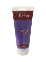Funbo ACRYLIC tube 200ml 95 PURPLE FO-AC-200-095