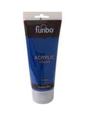 Funbo ACRYLIC tube 200ml 450 PRIMARY BLUE FO-AC-200-450
