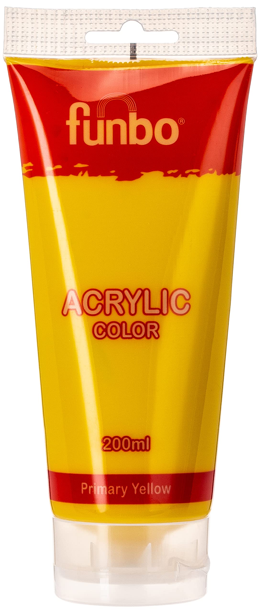 Funbo ACRYLIC tube 200ml 560 PRIMARY YELLOW FO-AC-200-560