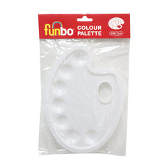 Funbo Pallet Plastic Oval 23 X 17cms FO-ACC-PLT-O2317