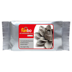 Funbo Air Haredening Clay 250 gms Grey FO-AHC-250-GY