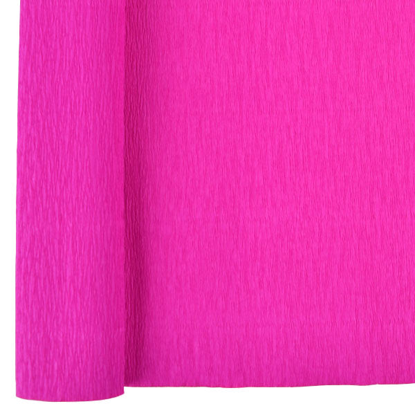 Funbo Crepe paper 23gsm 50cm2m Packet of 10 dark pink FO-CP80-16-BG