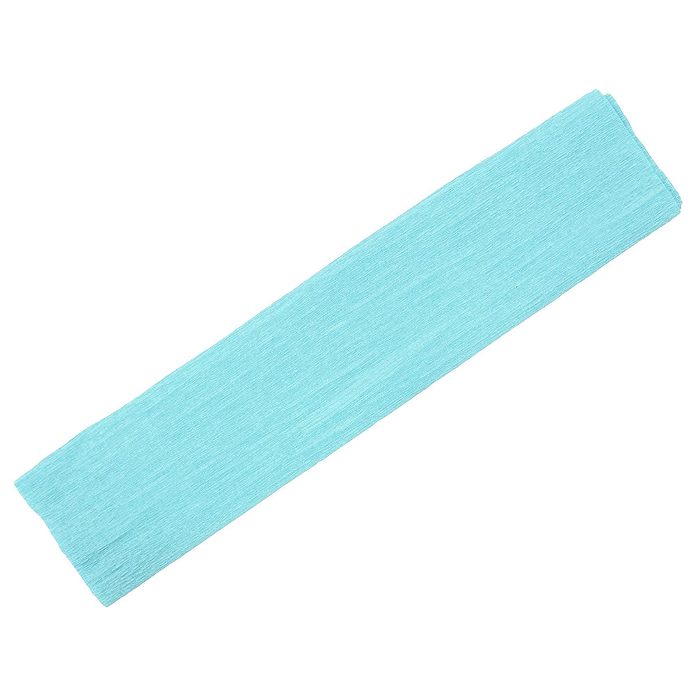 Funbo Crepe paper 23gsm 50cmx2m Packet of 10 Sky blue FO-CP80-33-BES