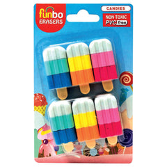 Funbo 3D Eraser in Blister Pack-Candy FO-ER-CANDY