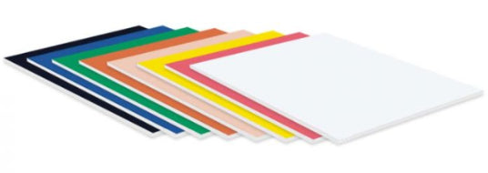 Funbo Foam Board 50x70x0.5cm bD Packet 5 Each FO-FB5070-BED