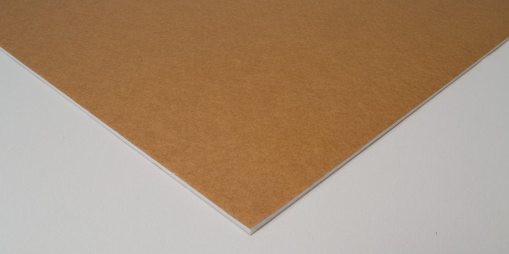 Funbo Foam Board 50x70x0.5cm brown Packet 5 Each FO-FB5070-BN