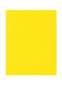 Funbo Foam Board 50x70x0.5cm yellow Packet 5 Each FO-FB5070-YW