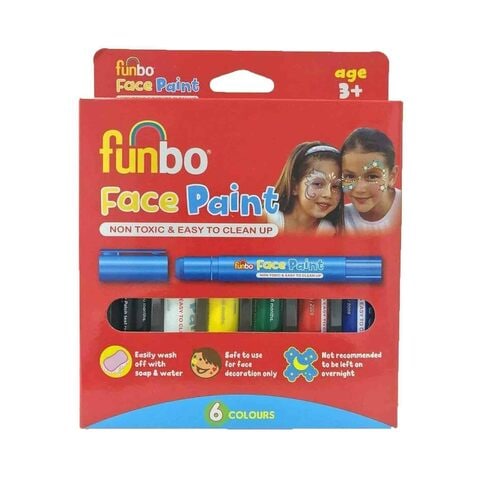 Funbo Face Paint Sticks 6g pink 6 Neon Color FO-FPS-06N