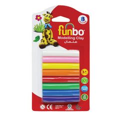 Funbo Modelling Clay 100g 8 Colors FO-MC-100-8