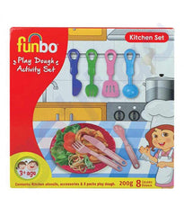 Funbo Activity Set Play Dough Kitchen 200g and molds FO-PD-200-KN