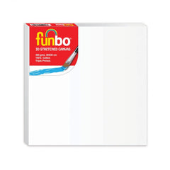 Funbo Stretched canvas 380 gms 30X30 cm FO-114003030
