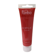 Funbo ACRYLIC TUBE 100ml 302 PRIMARY RED