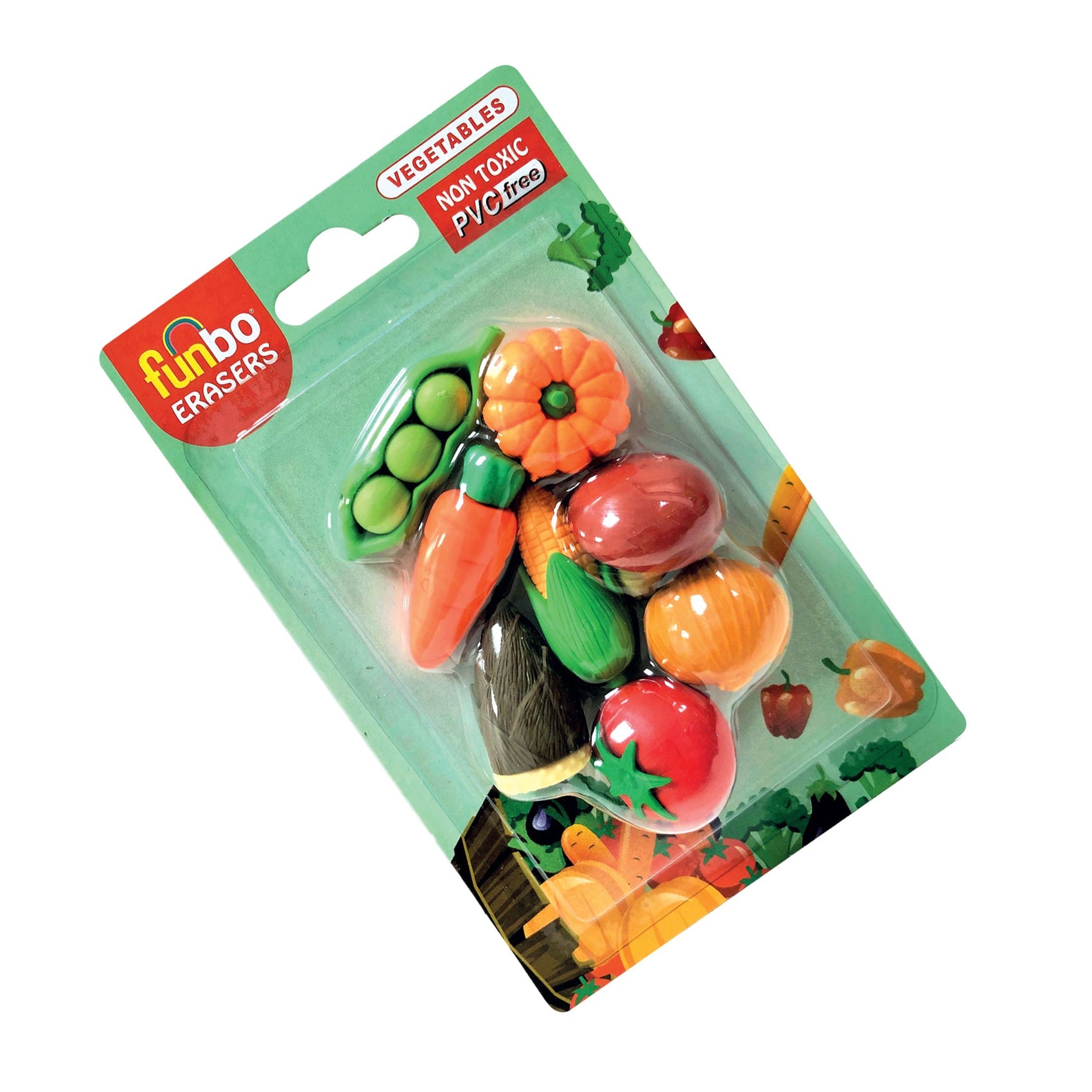 Funbo 3D Eraser in Blister Pack-Rabbit Veg