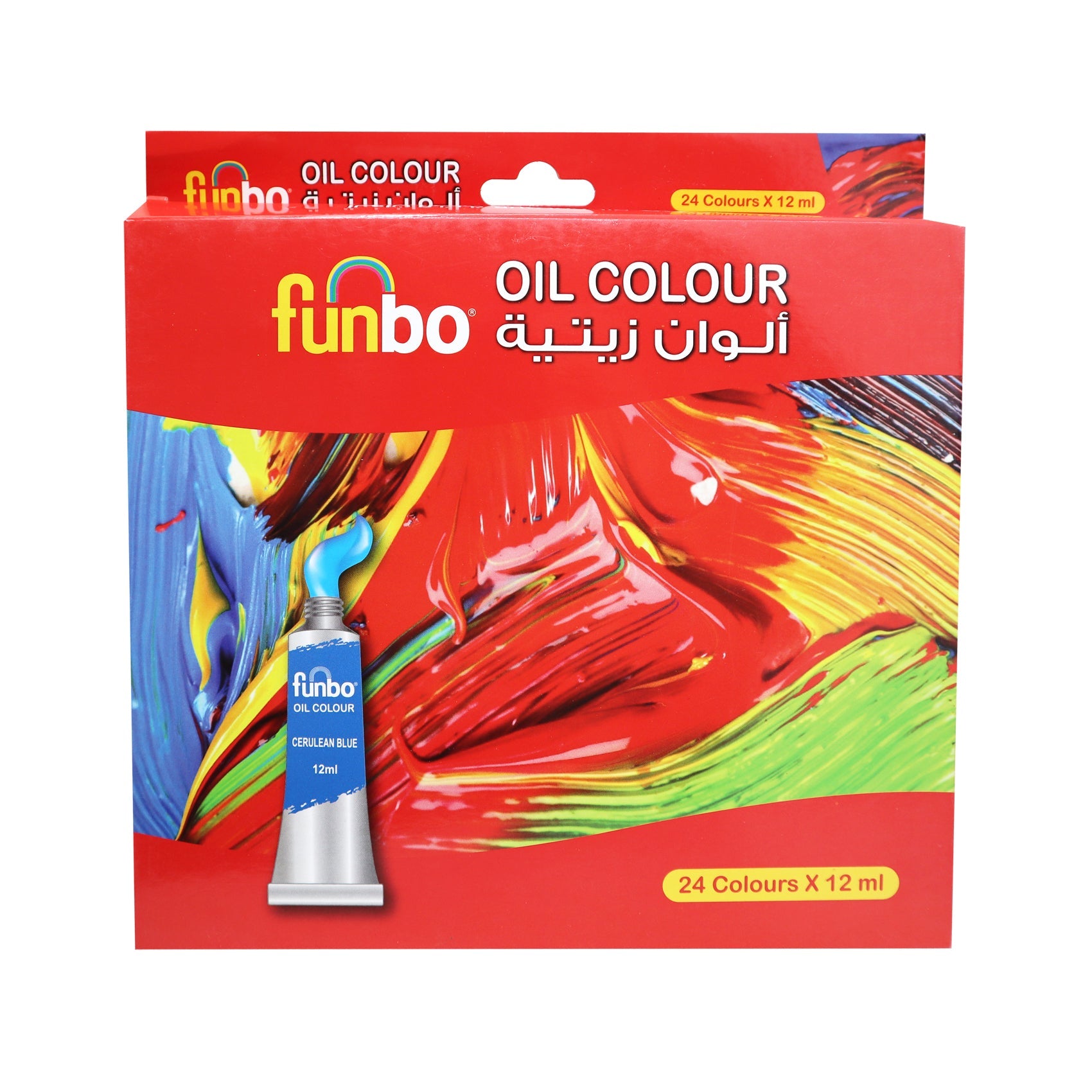 Funbo Oil Paint Set 24 col X 12ml Tubes