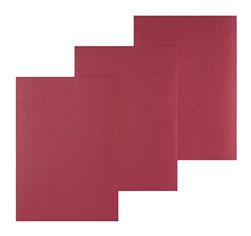Clipp Cover Leath A4 Packet of 100 Red CP-BCL2304-RD 1 Pack