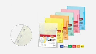 Clipp display book With 11 Holes Yellow Pack of 6pc CP-F334P12-YW Pack of 6