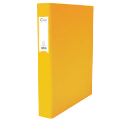 Clipp 2 Ring Binder D type A4 Yellow CP-F44428254M 20 Each