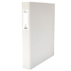 Clipp 2 Ring Binder D type A4 White CP-F44428257 Each 1