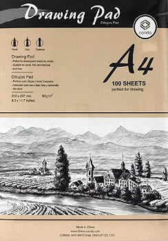Conda Pad Drawing A4 100 Sheet 80g CD A41334