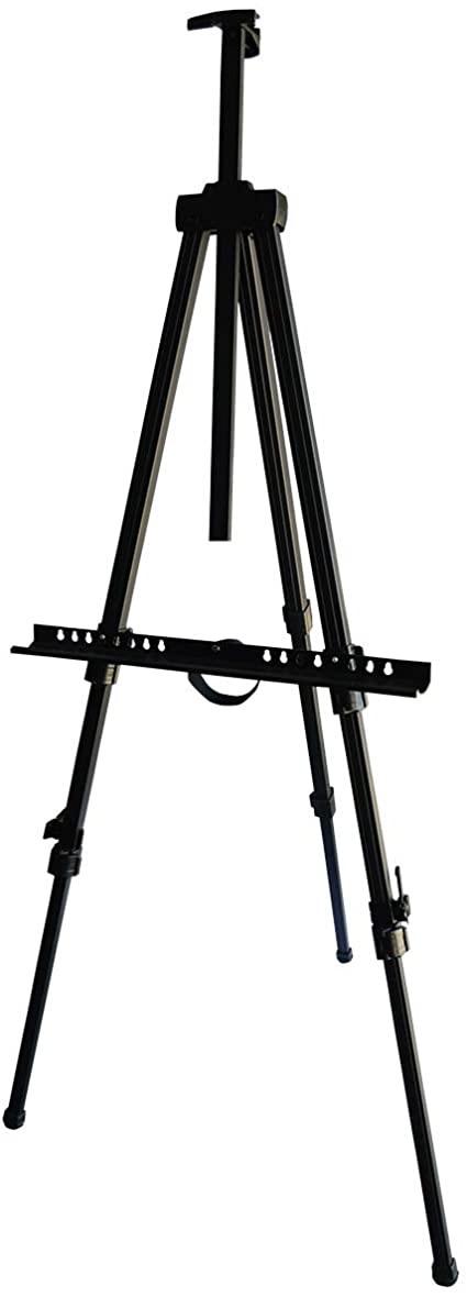 Conda Group Easel Metal Sketching 92 x 92 x 203cmRd Blk CD A13131