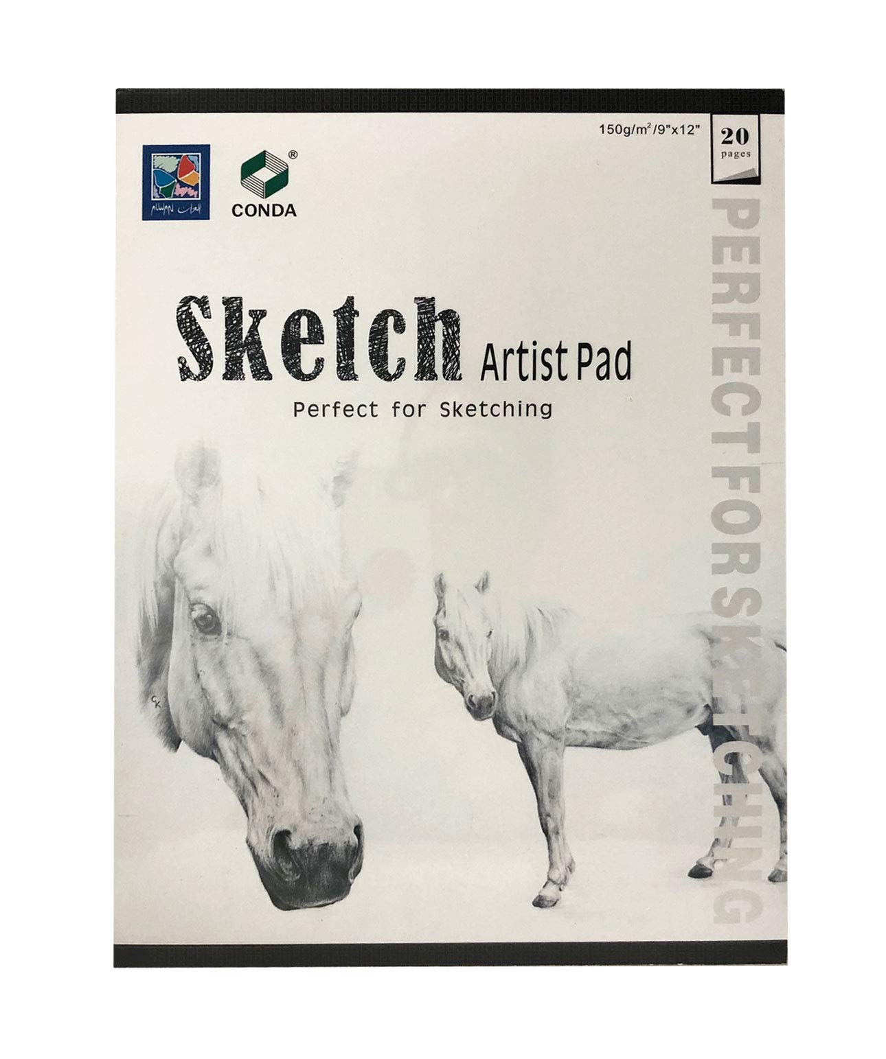 Conda Group Pad Sketch 150g 9 x 12 inch 20 Sheet CD A412221