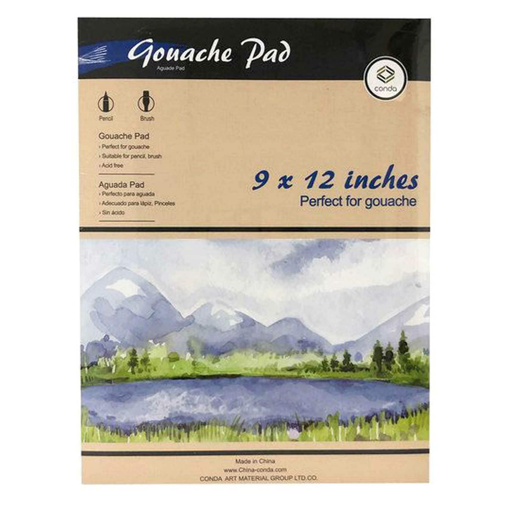 Conda Group Pad Gouache 150g 9 x 12 inch 20 Sheet CD A412309